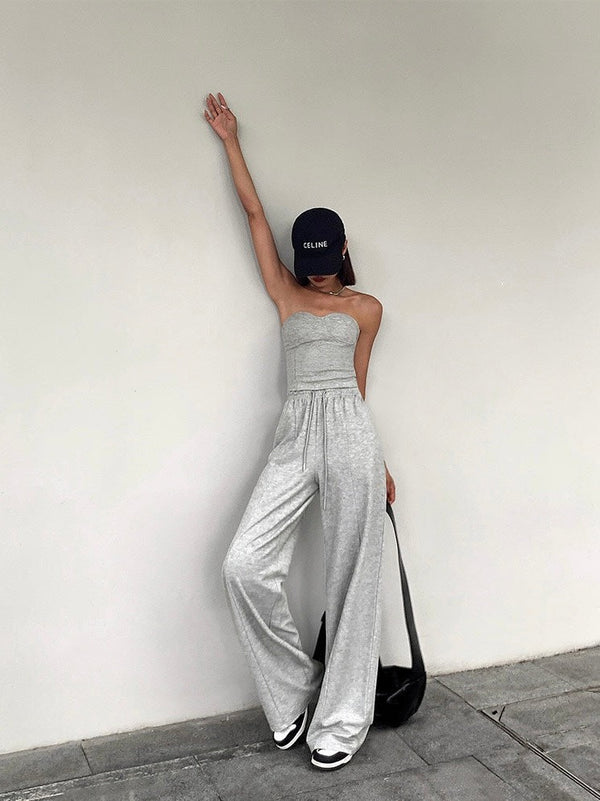 Drawstring Loose Sweatpants