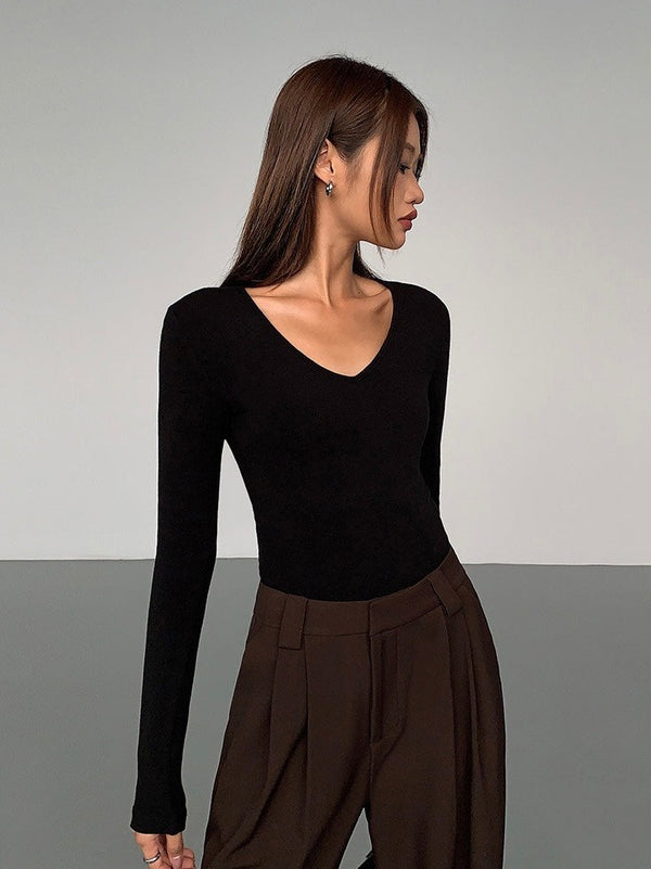 V-neck Slim Fit Sweater