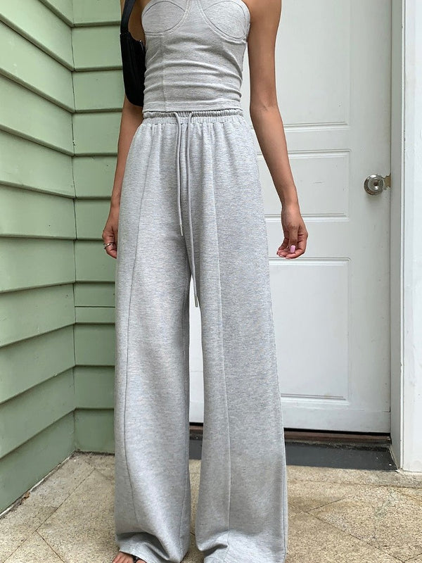 Drawstring Loose Sweatpants