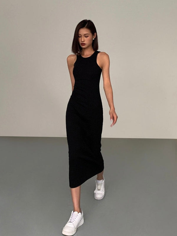 French Vest Long Dress