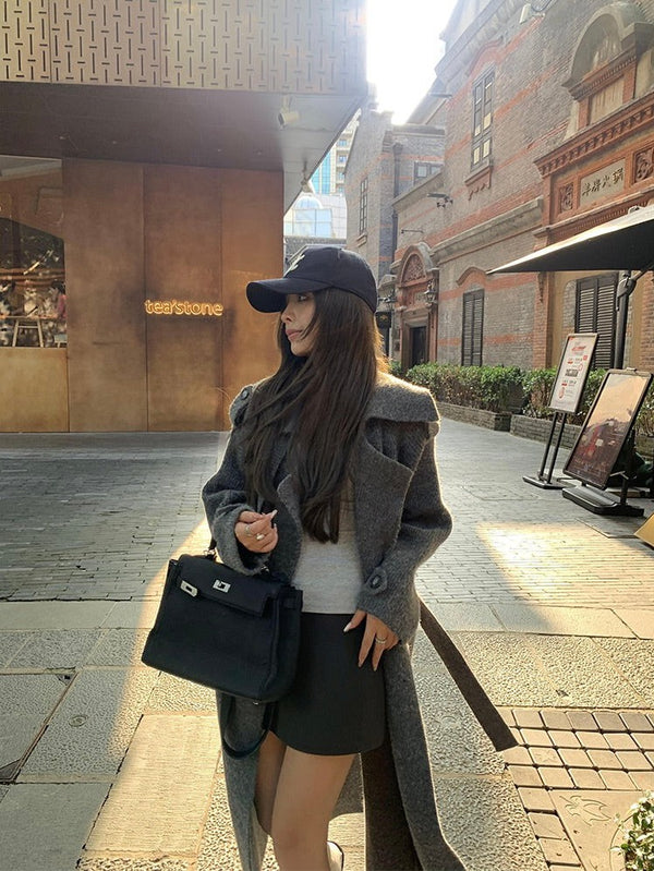 Long Knitted Coat