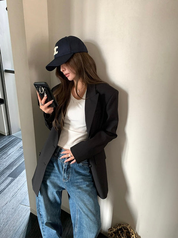 Long-length Black Suit