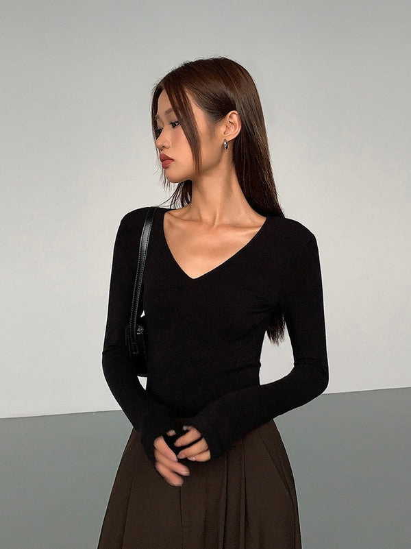 V-neck Slim Fit Sweater