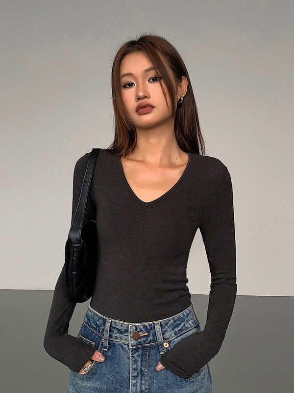 V-neck Slim Fit Sweater