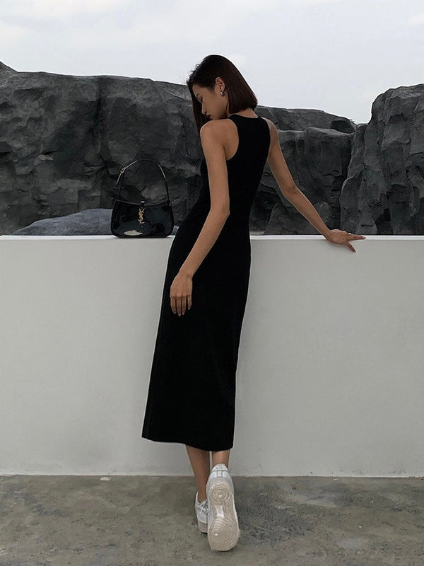French Vest Long Dress