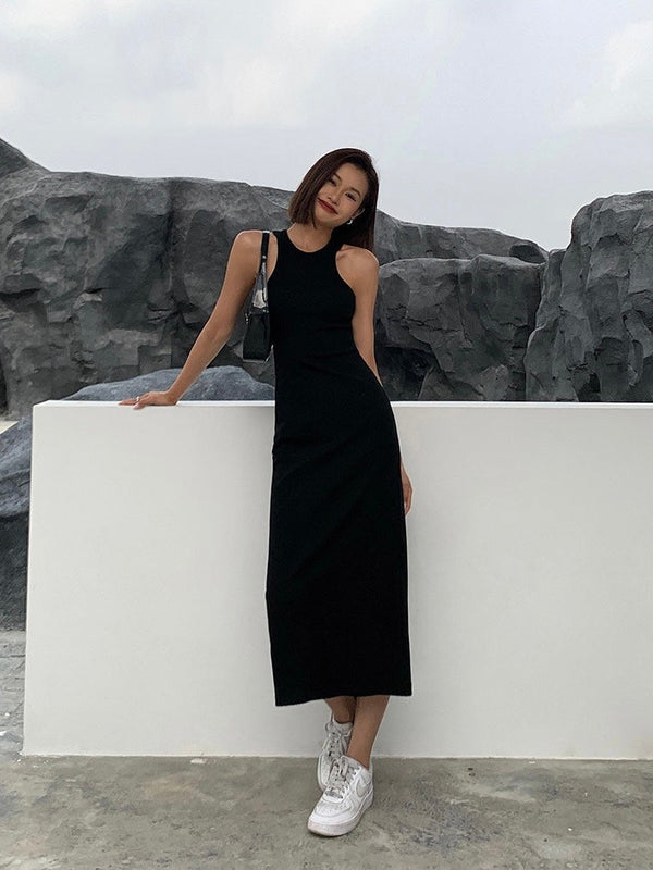 French Vest Long Dress