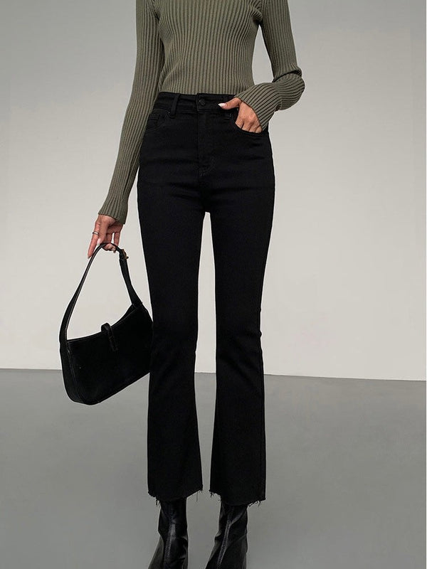 Slim Fit Flared Jeans
