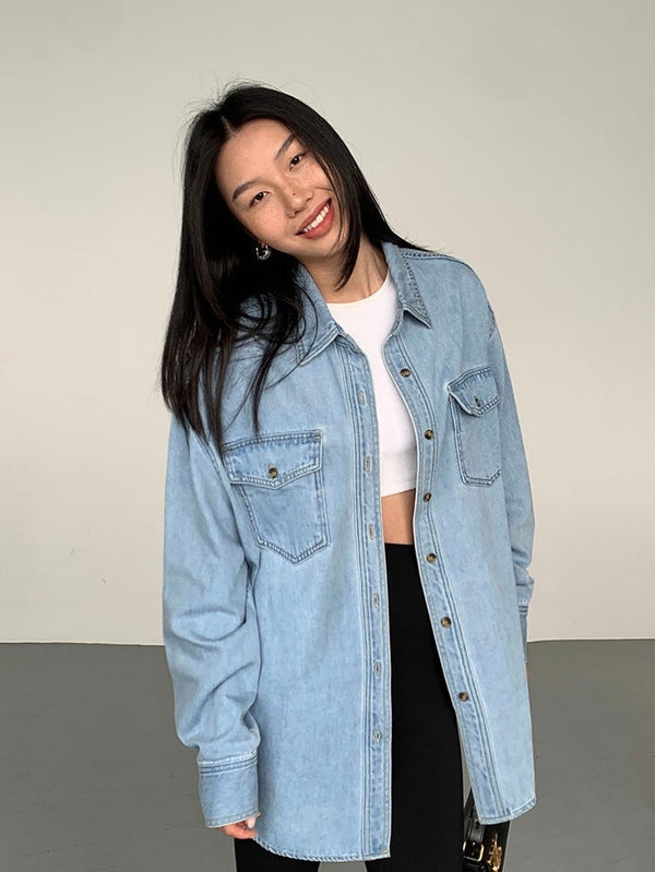 Light Blue Denim Shirt