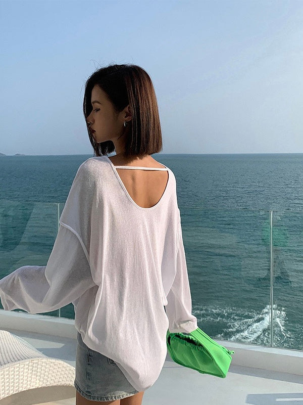 Long-sleeved Sunscreen T-shirt