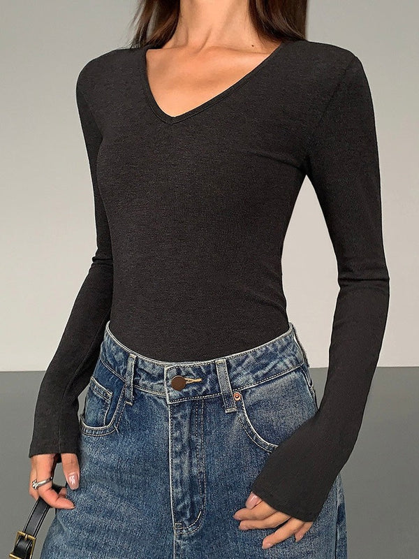 V-neck Slim Fit Sweater