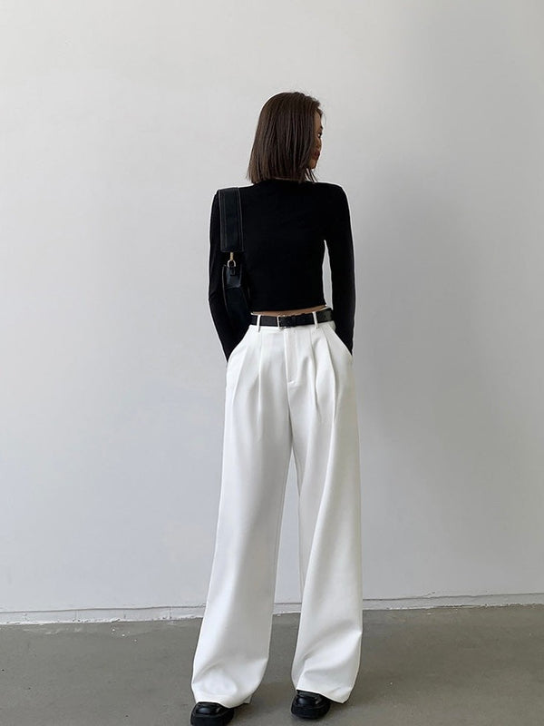 Half-high Collar Slim-fit Knitted Sweater