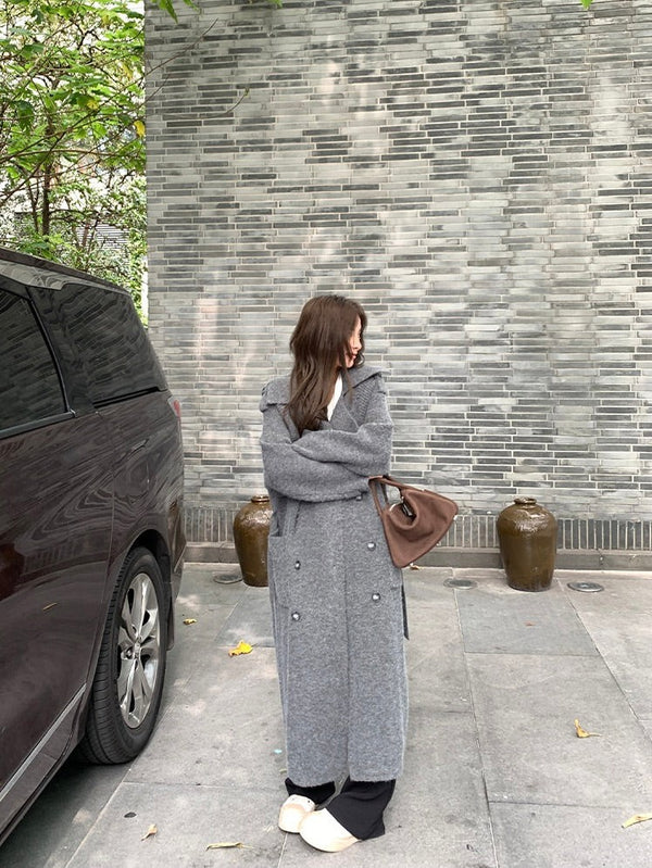Long Knitted Coat