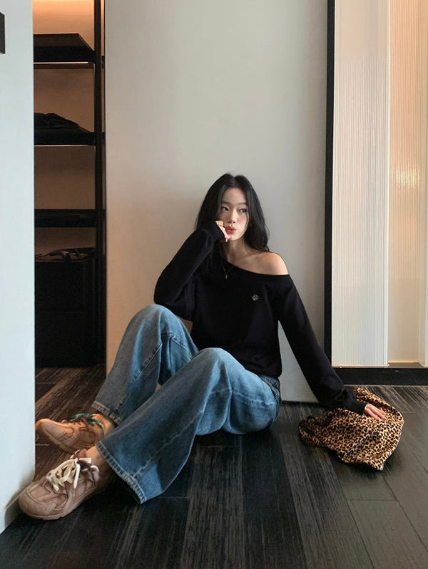 Lazy Wide-leg Jeans