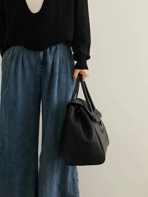 Retro Belted Handbag