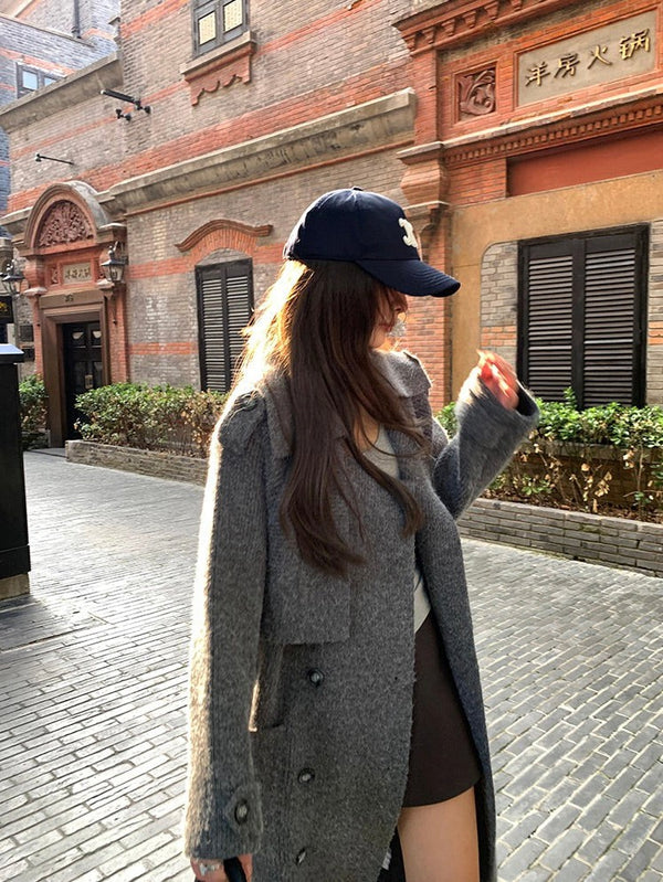 Long Knitted Coat