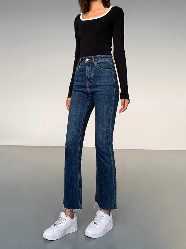 Slim Fit Flared Jeans