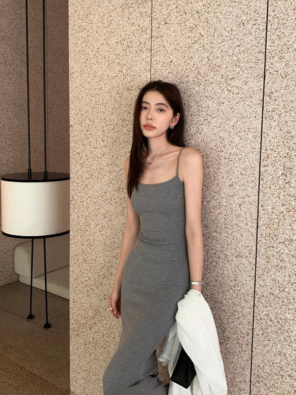 Knitted Suspender Summer Dress