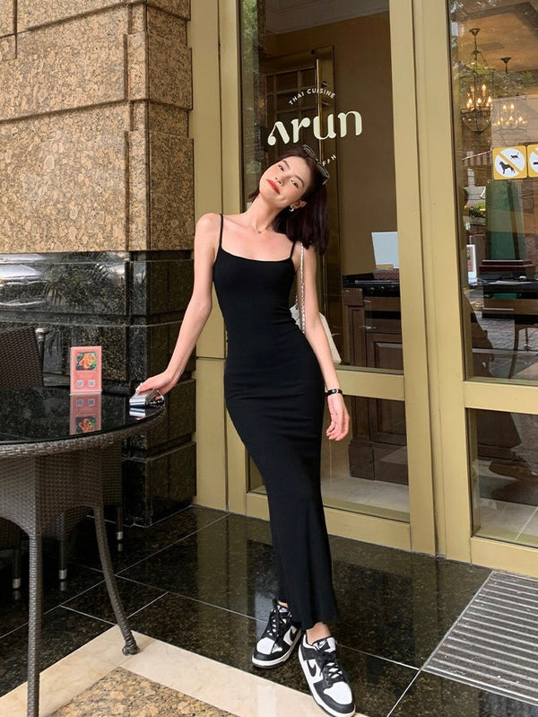 Knitted Suspender Summer Dress