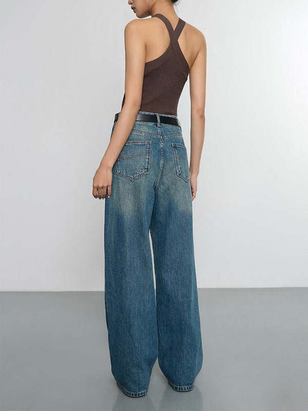 Straight Wide Leg Loose Jeans