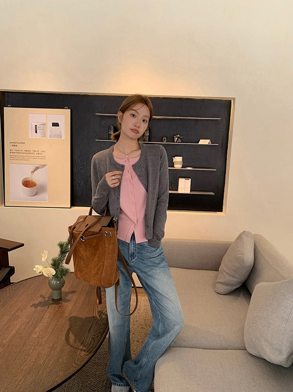 Wide-leg Straight Jeans