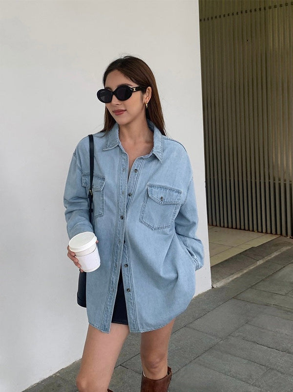Light Blue Denim Shirt