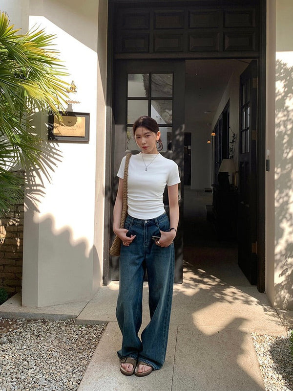 Half Turtleneck Slim T-shirt