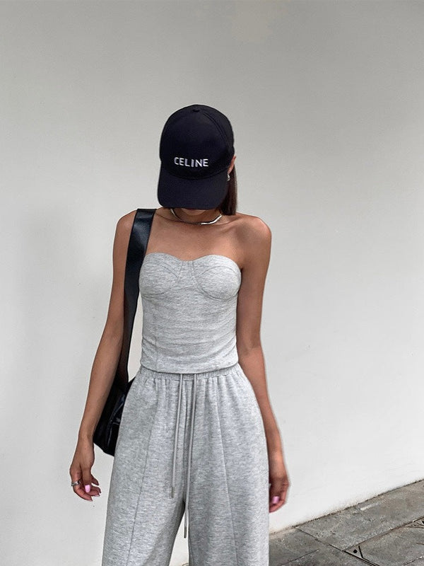 Drawstring Loose Sweatpants