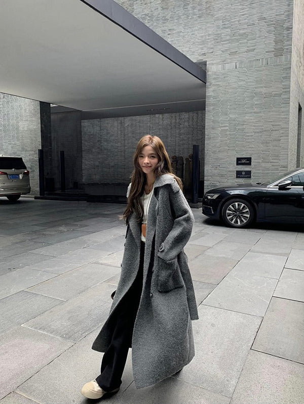 Long Knitted Coat