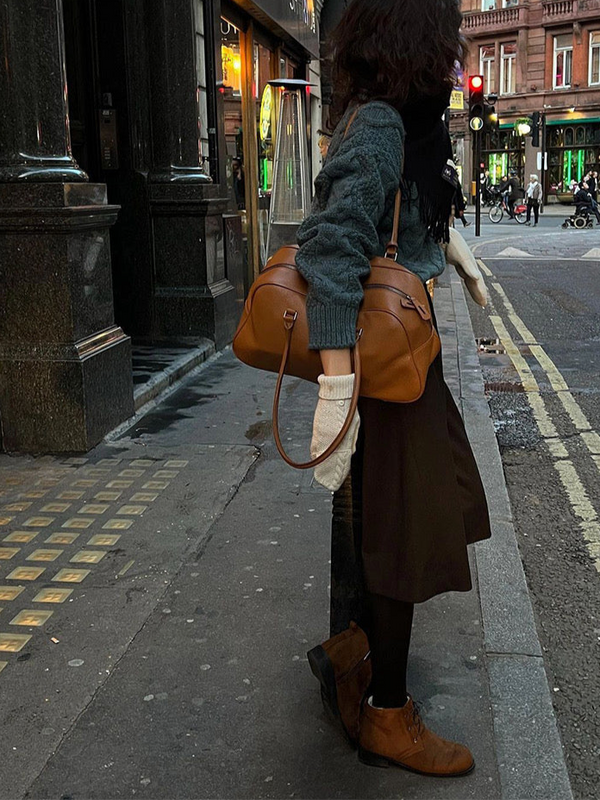 Fake Leather Handbag