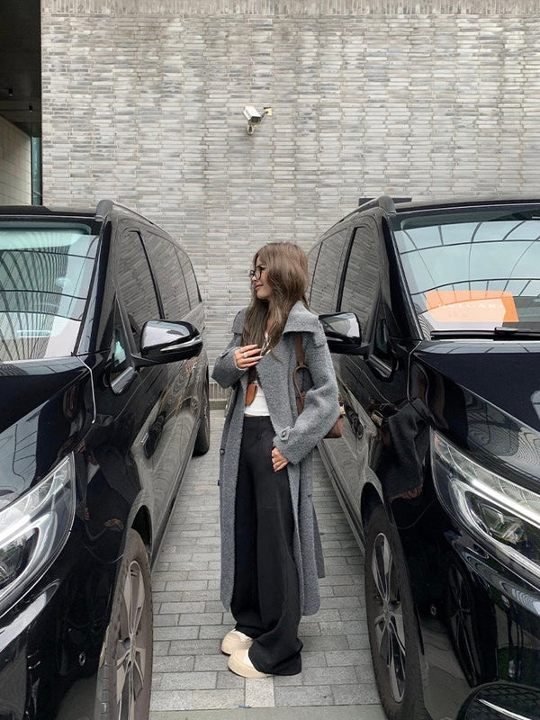 Long Knitted Coat