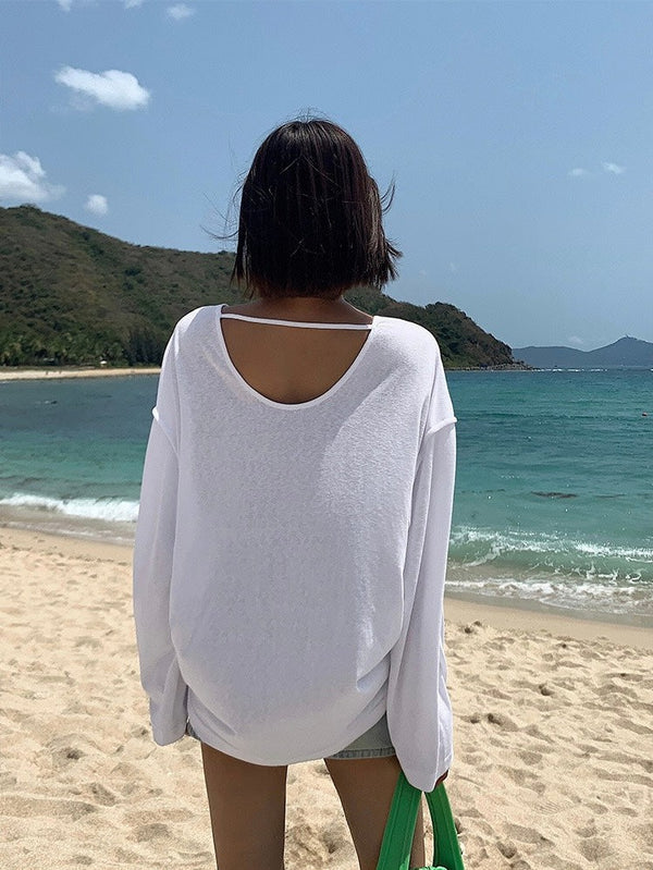 Long-sleeved Sunscreen T-shirt
