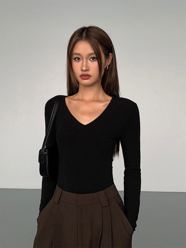 V-neck Slim Fit Sweater