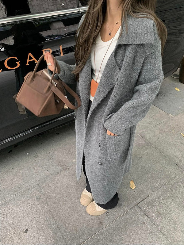 Long Knitted Coat
