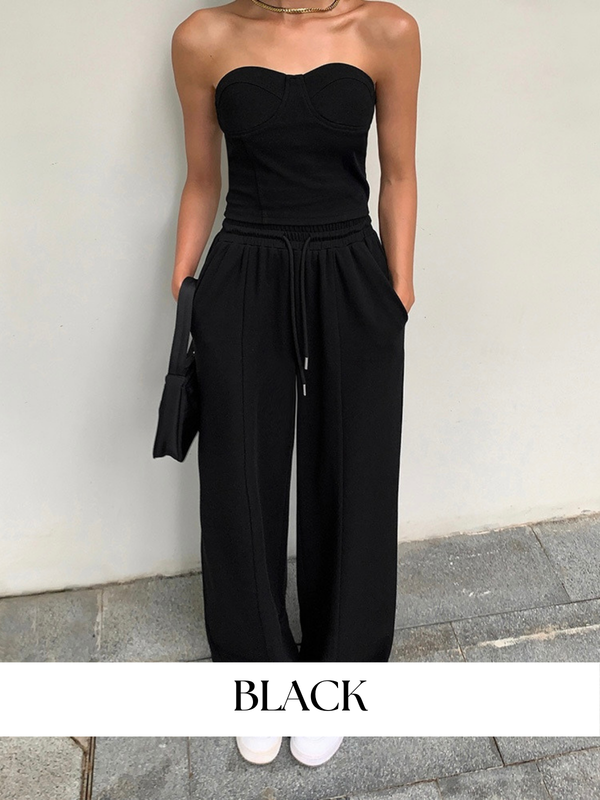 Drawstring Loose Sweatpants
