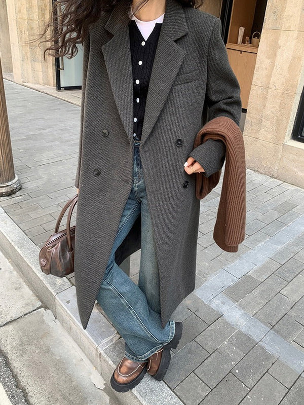 Woolen Long Coat