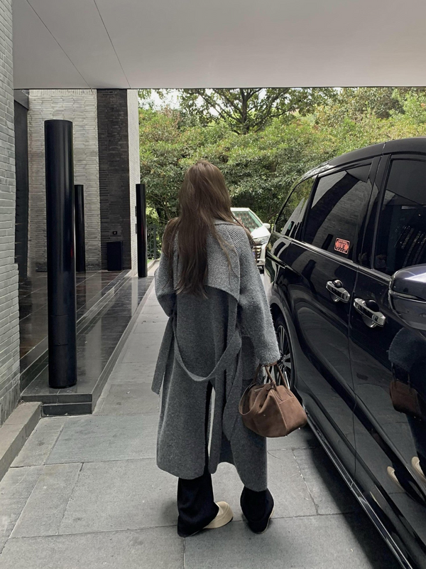 Long Knitted Coat