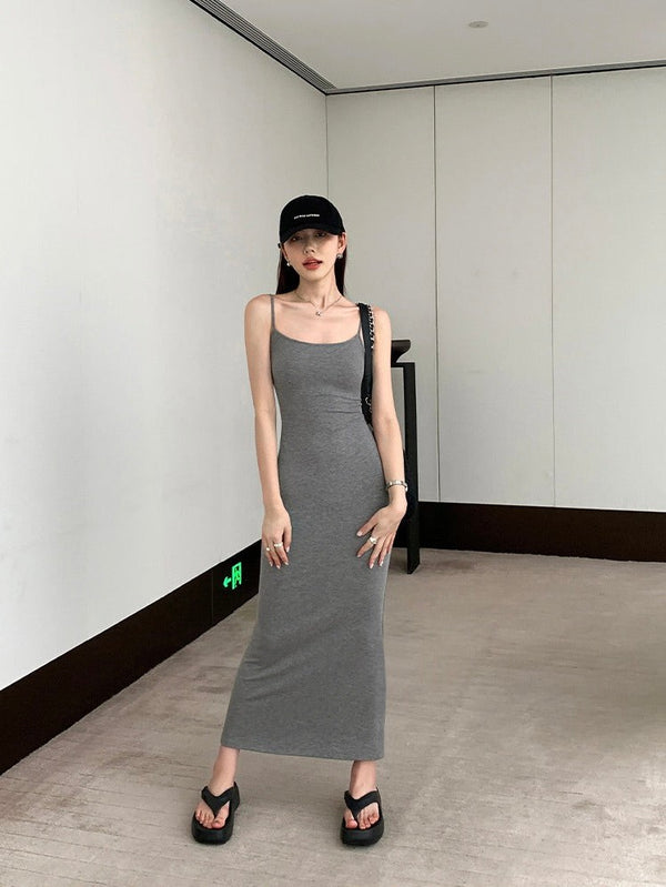 Knitted Suspender Summer Dress