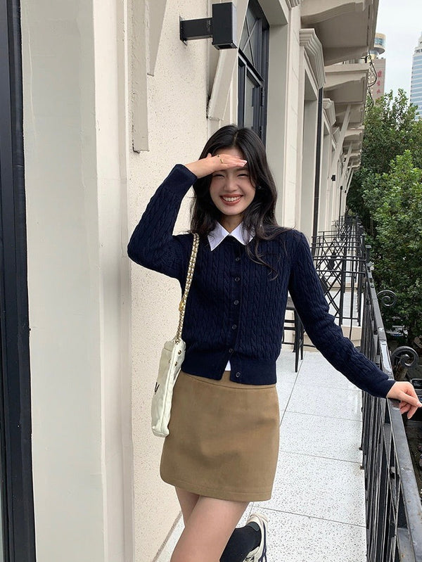 Twisted Knitted Sweater