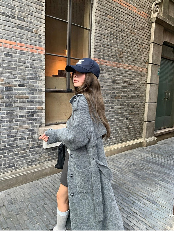 Long Knitted Coat