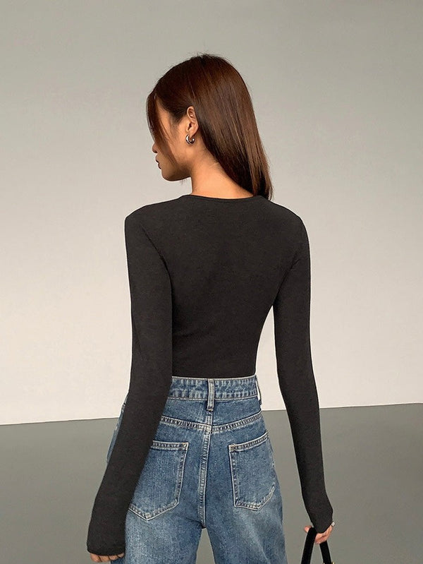 V-neck Slim Fit Sweater