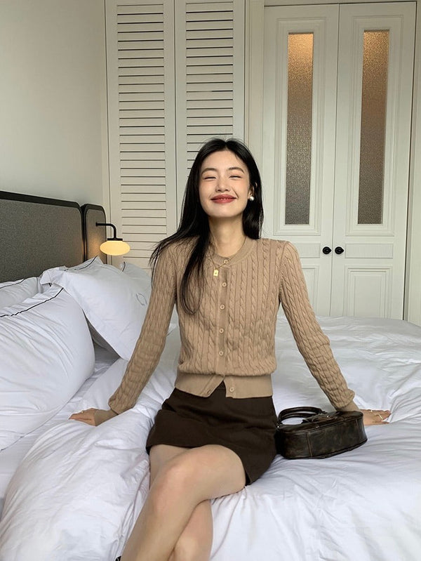Twisted Knitted Sweater