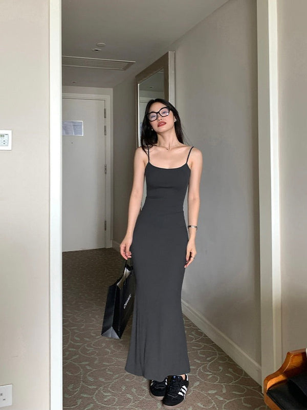 Knitted Suspender Summer Dress