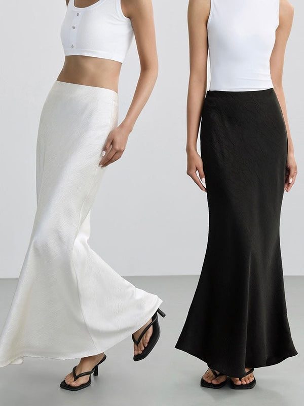 High Waist Fishtail Long Skirt
