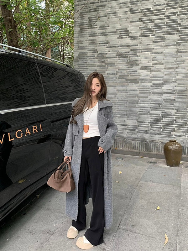 Long Knitted Coat