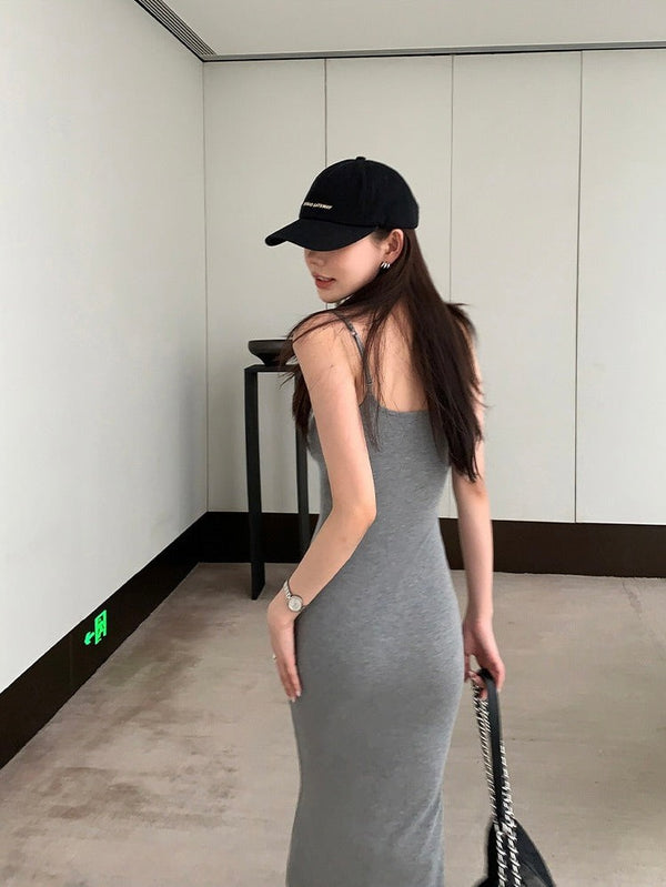 Knitted Suspender Summer Dress