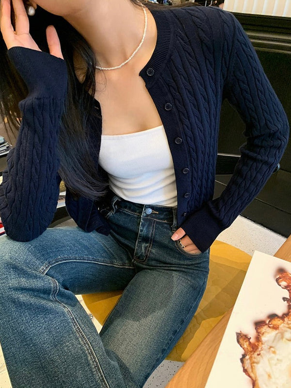 Twisted Knitted Sweater