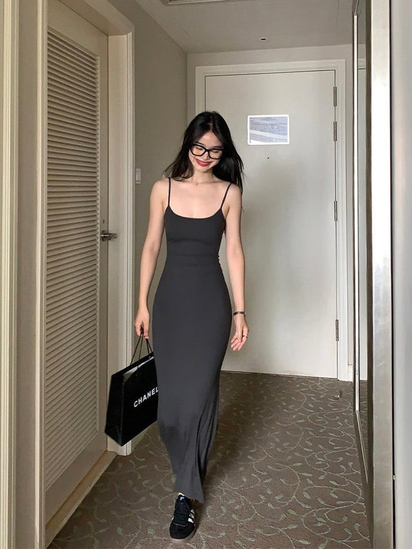 Knitted Suspender Summer Dress