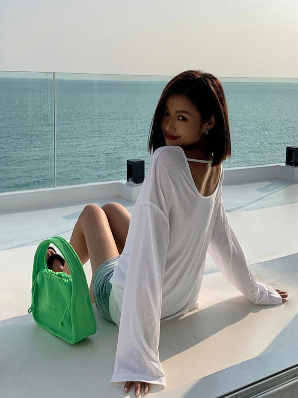 Long-sleeved Sunscreen T-shirt
