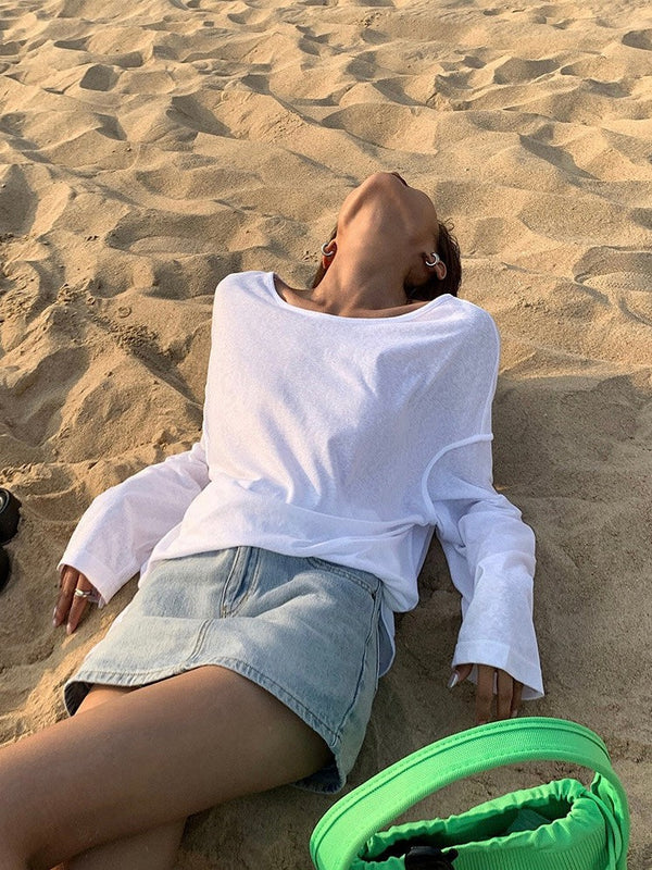 Long-sleeved Sunscreen T-shirt