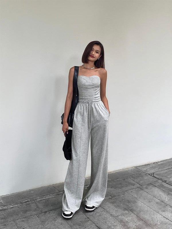 Drawstring Loose Sweatpants
